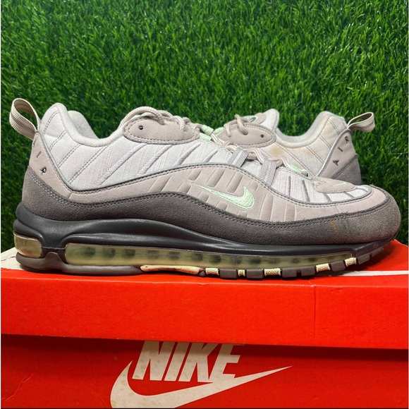 Nike Air Max 98 Vast Grey Fresh Mint - Picture 1 of 12